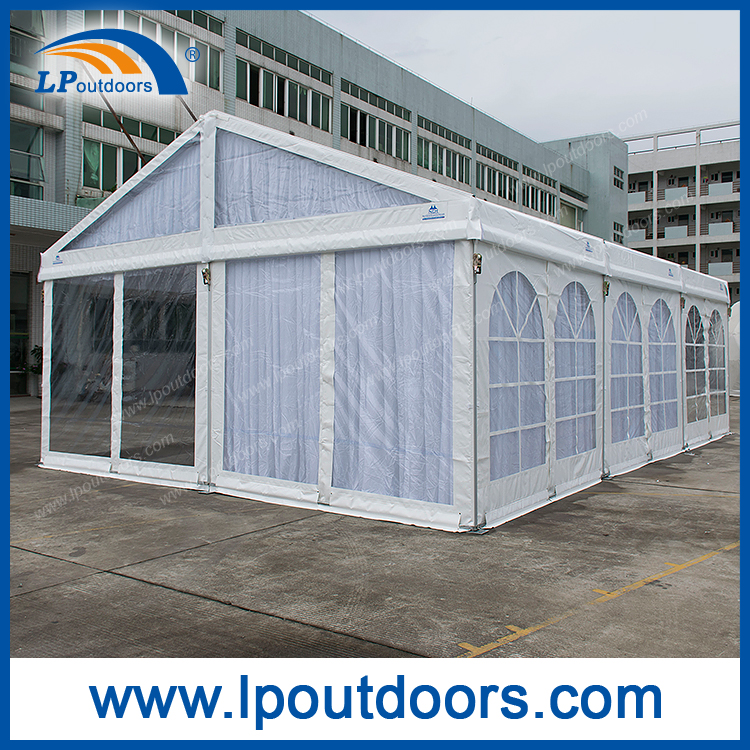 Pequeña carpa de aluminio impermeable de 6m para eventos de banquetes en el jardín al aire libre