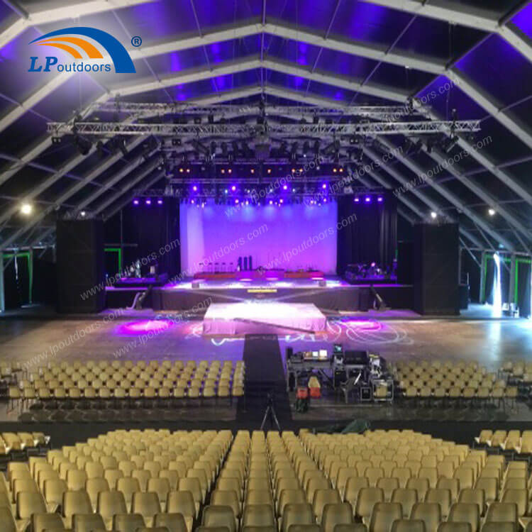 Carpa de fiesta poligonal grande con marco de aluminio de alta calidad para bodas